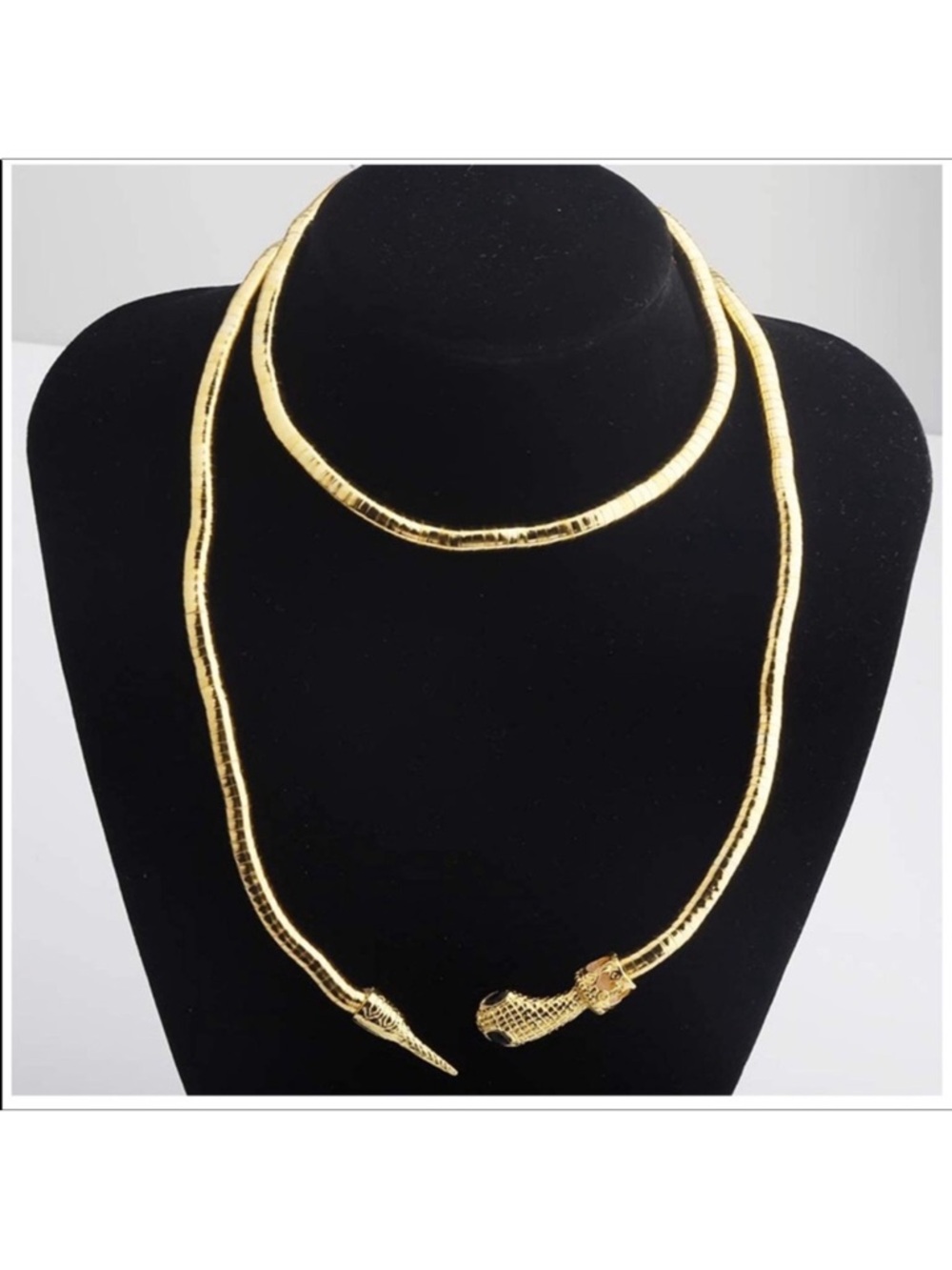 Flexible Bendable Snake Necklace Wrap Bangle new